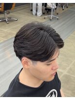 グリードヘアー(greed hair) ニュアンスパーマ/刈り上げセンターパート