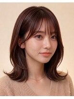 ガーデン ジングウマエ(GARDEN jingumae)&nbsp;デザインカラー　ハッシュカット　外はねレイヤースタイル