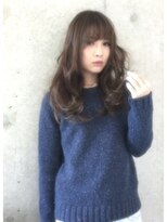 アレーン ヘアデザイン(Alaine hair design)&nbsp;アンニュイバング × リッジカールセミロング