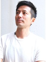 メリケンバーバーショップ コウベ(MERICAN BARBERSHOP KOBE)&nbsp;ビジネスサイドパートショートツーブロックテクノ#m507