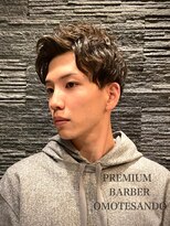 プレミアムバーバー 表参道店(PREMIUM BARBER produce by HIRO GINZA)&nbsp;アップバング×ツーブロック×ニュアンスパーマ