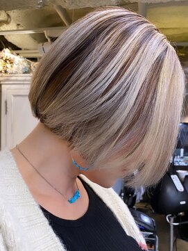 ヘアスタジオニコ(hair studio nico...) 白髪ぼかしのバレイヤージュ