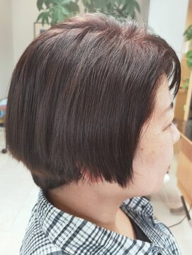 グラムゼロ フェイスラインスッキリ、ショートボブスタイル