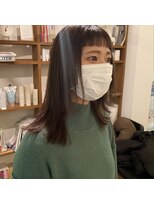 バローチェ 大阪 堀江(Barouche)&nbsp;短め顔まわりのオシャレストレート【Barouche/枝光孝悦】