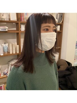 バローチェ(Barouche) 短め顔まわりのオシャレストレート【Barouche/枝光孝悦】