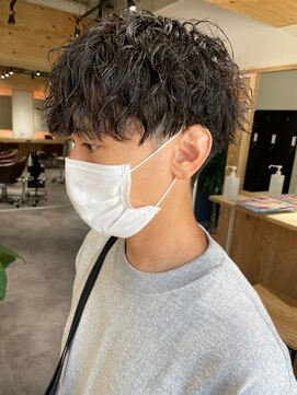 クオル 立川(QOL) ツイストパーマツイストスパイラルパーマツーブロック刈り上げ