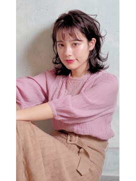 クシュ 所沢東口店(kusyu...) ペールベージュセクションカラーグラデーションカラー外ハネボブ