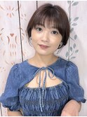 キレイ見え大人ショートボブ