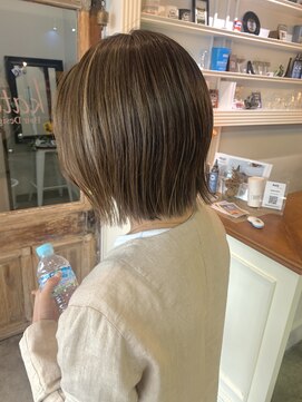 ケイト(kate) 【kate 大宮】外国人風ハイライトxコンパクトボブ