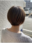 【縮毛矯正】オシャレなショートの後ろ姿美人!平尾/高宮/薬院