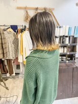 ヘアーアンドアトリエ マール(Hair&Atelier Marl)&nbsp;【Marl】イエロー×裾カラー