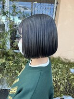 アース 南福島店(HAIR&MAKE EARTH)&nbsp;天使の艶カラー×ボブ