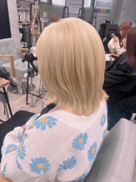 ティアム 渋谷店(Tiam shibuya) blond 韓国ヘア/ケアブリーチ/ダブルカラー/渋谷駅
