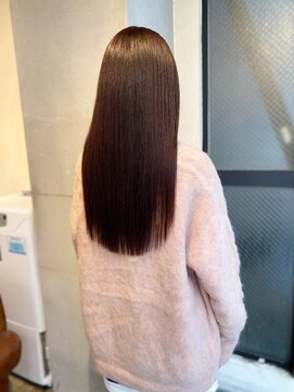 シュク 高円寺(SYUK) SYUK kazu 【高円寺 顔まわりカット 髪質改善 ハイライト 】