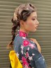 浴衣ヘアーセット着付けは店舗にご連絡ください。￥11000円※web予約対象外