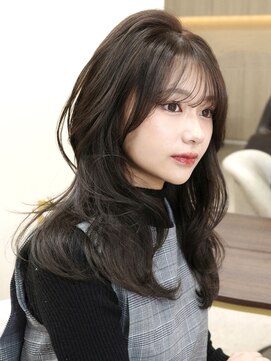 シーテ(Ciete) マロンベージュレイヤーくすみグレージュ韓国巻き前髪20代30代