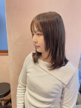 ベベ バイ モップス(be'be' by MOPS) 「人気No.1」 透明感ベージュ × 顔周りレイヤー