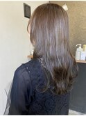 フォギーアッシュ×ロング×透明感カラー