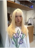 ワンカールレイヤー/抜きっぱなしブロンド
