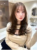 愛されヘアレイヤーカットブラウンブリーチ無し
