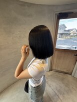 カノエ 岡山店(canoe)&nbsp;髪質改善カラー×ミディアムボブ
