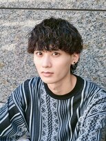 ビカム 名駅(become)&nbsp;【波巻きツイストスパイラル】メンズ縦落ちウルフパーマ