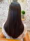 レストタイムマムヘアー(Rest Time Mom hair)の写真/当店自慢◎自然な仕上がりの縮毛矯正×髪質改善Trが人気♪今までにない柔らかい手触り&艶感の美髪に導く-
