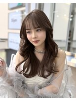 ディジョン 自由ヶ丘(Dijon)&nbsp;韓国顔まわりレイヤーカットグレージュオリーブベージュブラウン