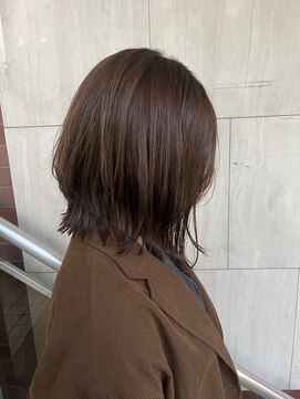 モア 下通店(MORE) アッシュブラウンのボブレイヤー