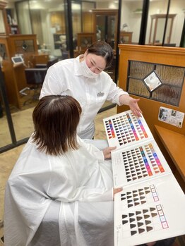 ピュア ポイント 和光店(PURE POINT)の写真/丁寧なカウンセリングで、あなたの理想のスタイルをご提案!!なりたいイメージが決まっていない方もOKです☆