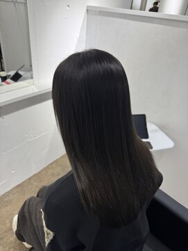 ミヨン 京都烏丸店(miyon) 【miyon】韓国レイヤーカット×暗髪カラー×髪質改善