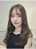 e373レイヤーカット髪質改善ストレートブリーチなしダブルカラー