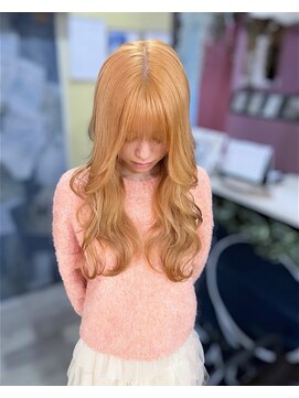 トーク 伊丹本店(TAL'KE) TAL’KE/伊丹/伊丹駅/ブリーチ/韓国ヘア/オレンジブロンド_1470