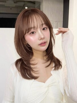 フォト 新宿(foto) セミロング/レイヤースタイル/シースルーバング