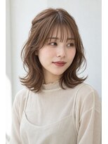 ネイヴスヘアー 香椎照葉店(Neivs Hair)&nbsp;透明感ブラウンカラーのミディアムレイヤー