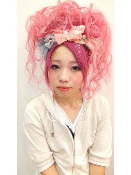 ラチャウ(La.Ciau) ピンク盛りエクステ