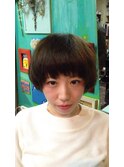 アッシュベージュショート