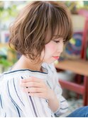 ★ 大人かわいいくせ毛風スパイラルひし形小顔ショートボブ★5c!