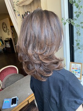 フェイバー 赤坂店(FAVOR) 【立体感×ハイライトカラー】