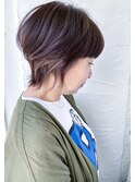 インナーカラーがオシャレなショートウルフby柴立吉之助