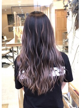 ワク(waku) ピンクバレイヤージュ/ピンクハイライト