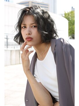 シエラ 心斎橋(CIERA.) CIERA.くすみブルー&ニュアンスカール