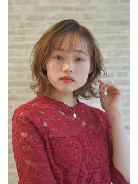 ゼンコー 国分寺(ZENKO) 【ゼンコー国分寺】 くびれヘア 外ハネボブ メルティカラー