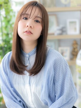 カバーヘアアンドスパ ブリス 浦和(COVER HAIR&SPA bliss) シースルー前髪ナチュラルエアストレートTb3浦和20代30代40代