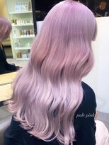 ベレーザ 渋谷(BELEZA)&nbsp;4615ラベンダーパープルハイトーンカラー韓国ヘアレイヤーロング