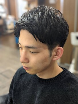 グラスヒビキ ニュアンスパーマ