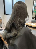 ミュラ(mulah)&nbsp;透明感カラーオリーブグレージュ＊韓国風ヨシンモリ巻き