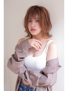 ロンドプランタン 恵比寿(Lond Printemps) 【Lond佐野】メルティカラー 似合わせカット ミディアムウェーブ