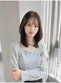 レイヤーカット/ベージュカラー/透明感カラー/髪質改善/韓国ヘア