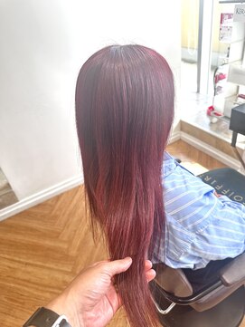 コワファースト  させぼ五番街店(COIFF1RST) レッドカラー